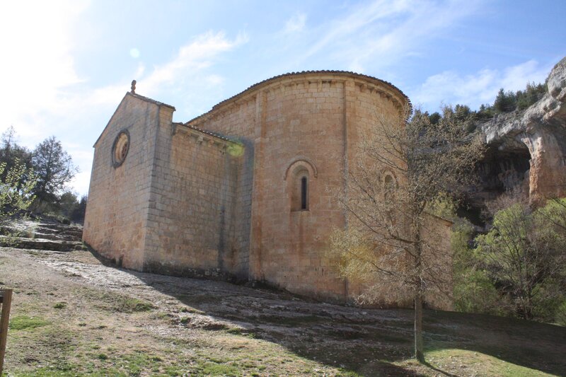 Vista exterior de la ermita.