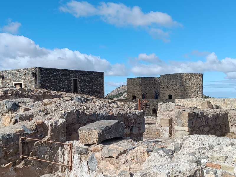 Interior del Castillo de Alcaudete