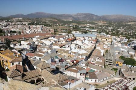 Vistas de Priego de Córdoba desde el Castillo