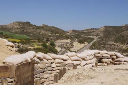 Trincheras rehabilitadas