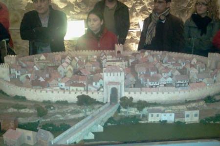 Maqueta de Aranda de duero en 1503 de CIAVIN. Maqueta de Aranda de duero en 1503 de CIAVIN.