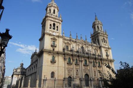Fachada de la Catedral de Jaén.