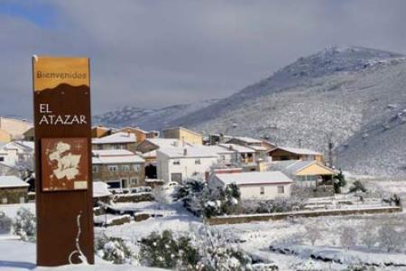 Vistas del Atazar en invierno.