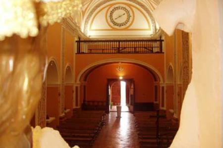 Interior de la ermita Virgen de la Sabina