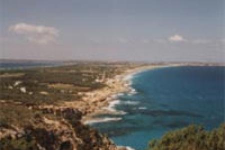 Vista de la isla desde La Mola