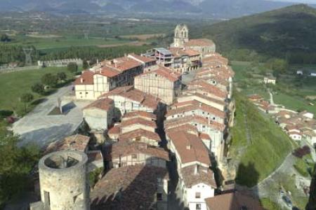 Vistas de Frías desde la torre del homenaje.