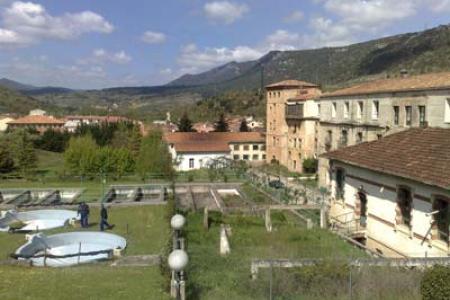 Piscifactoria de los Jardines del Monasterio.