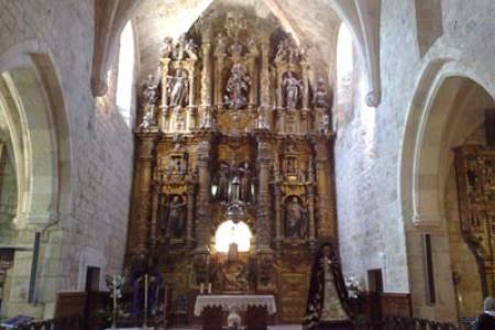 Interior de la Iglesia de San Cosme y San Damián.