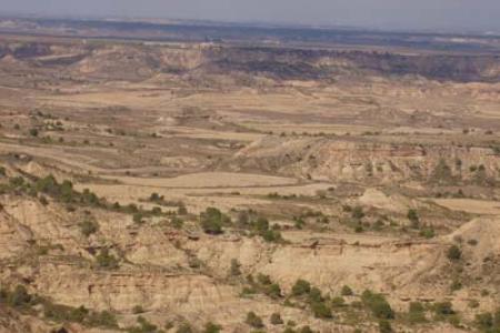 Vistas de la Sierra de Sigena.