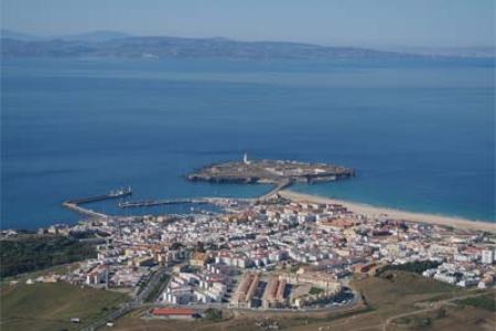 Vista aerea de Tarifa Vista aerea de Tarifa