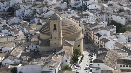 Iglesia de la Encarnación de Montefrío vista desde el Castillo de la Villa